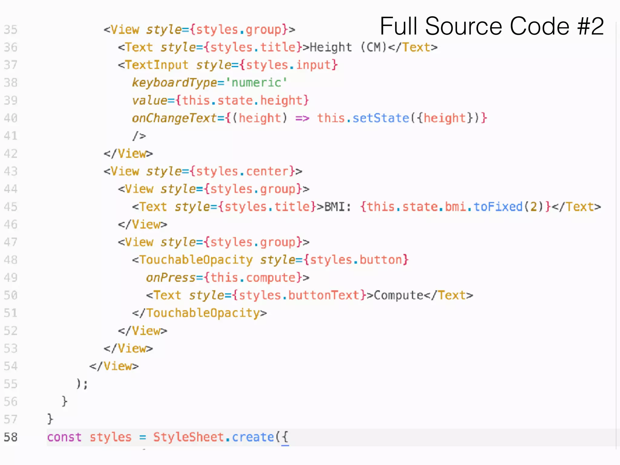 Full Source Code #2
 