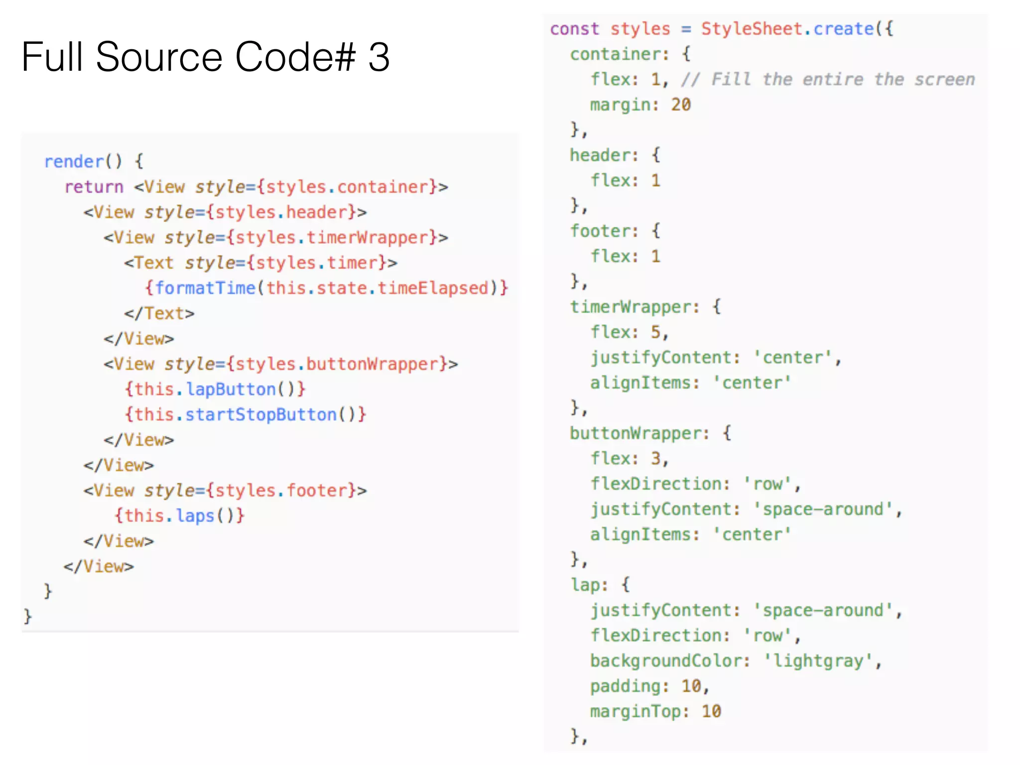 Full Source Code# 3
 