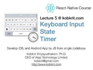 Kobkrit Viriyayudhakorn, Ph.D.
CEO of iApp Technology Limited.
kobkrit@gmail.com
http://www.kobkrit.com
 