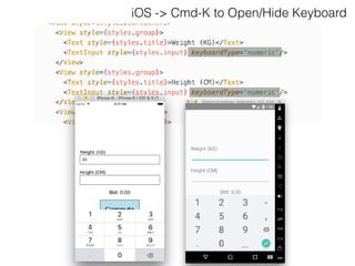 iOS -> Cmd-K to Open/Hide Keyboard
 