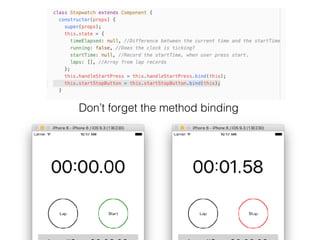 Don’t forget the method binding
 