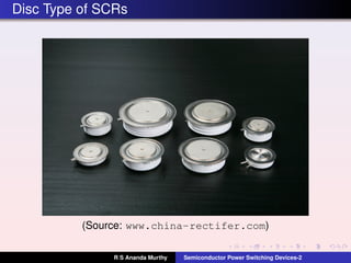 Lecture-5 : Semiconductor Power Switching Devices-2 | PDF