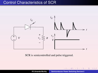 Lecture-5 : Semiconductor Power Switching Devices-2 | PDF