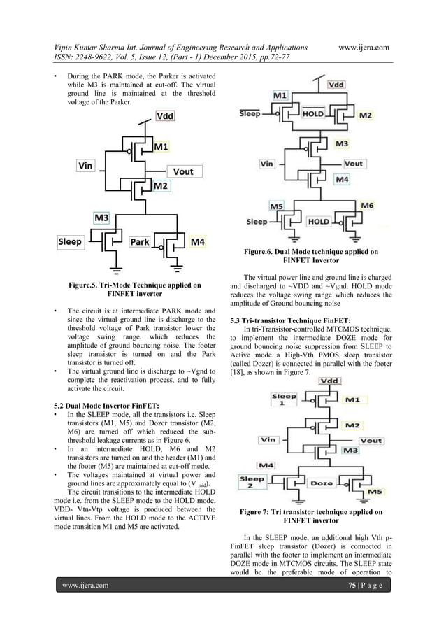 Ground Bounce Noise Reduction in Vlsi Circuits