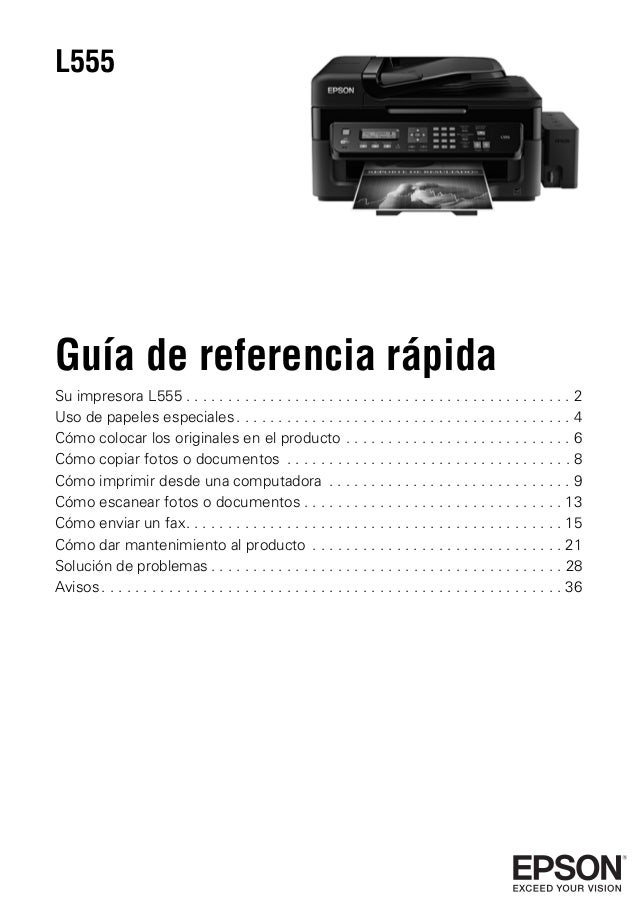 Epson L555 Scanner Software