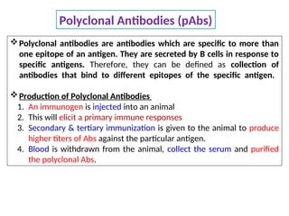 Defination and general characteristics of antibody | PPT