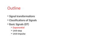Basic Signals Indian Institute of Technology Delhi | PPSX