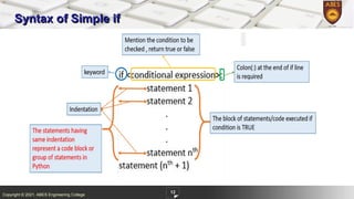 Python Programming_ Control Flow Statements | PPTX
