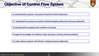 Python Programming_ Control Flow Statements | PPTX