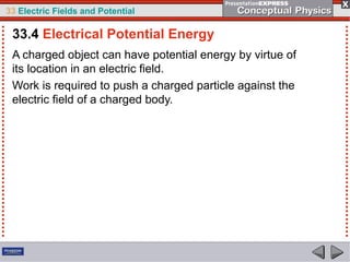 LESSON 5 PHYSICS ELECTRICAL POTENTIAL ENERGY | PDF
