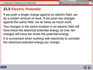LESSON 5 PHYSICS ELECTRICAL POTENTIAL ENERGY | PDF