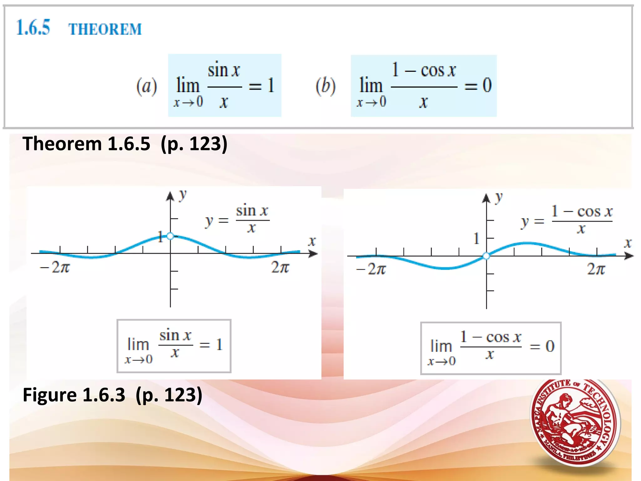 Theorem 1.6.5 (p. 123)
Figure 1.6.3 (p. 123)
 