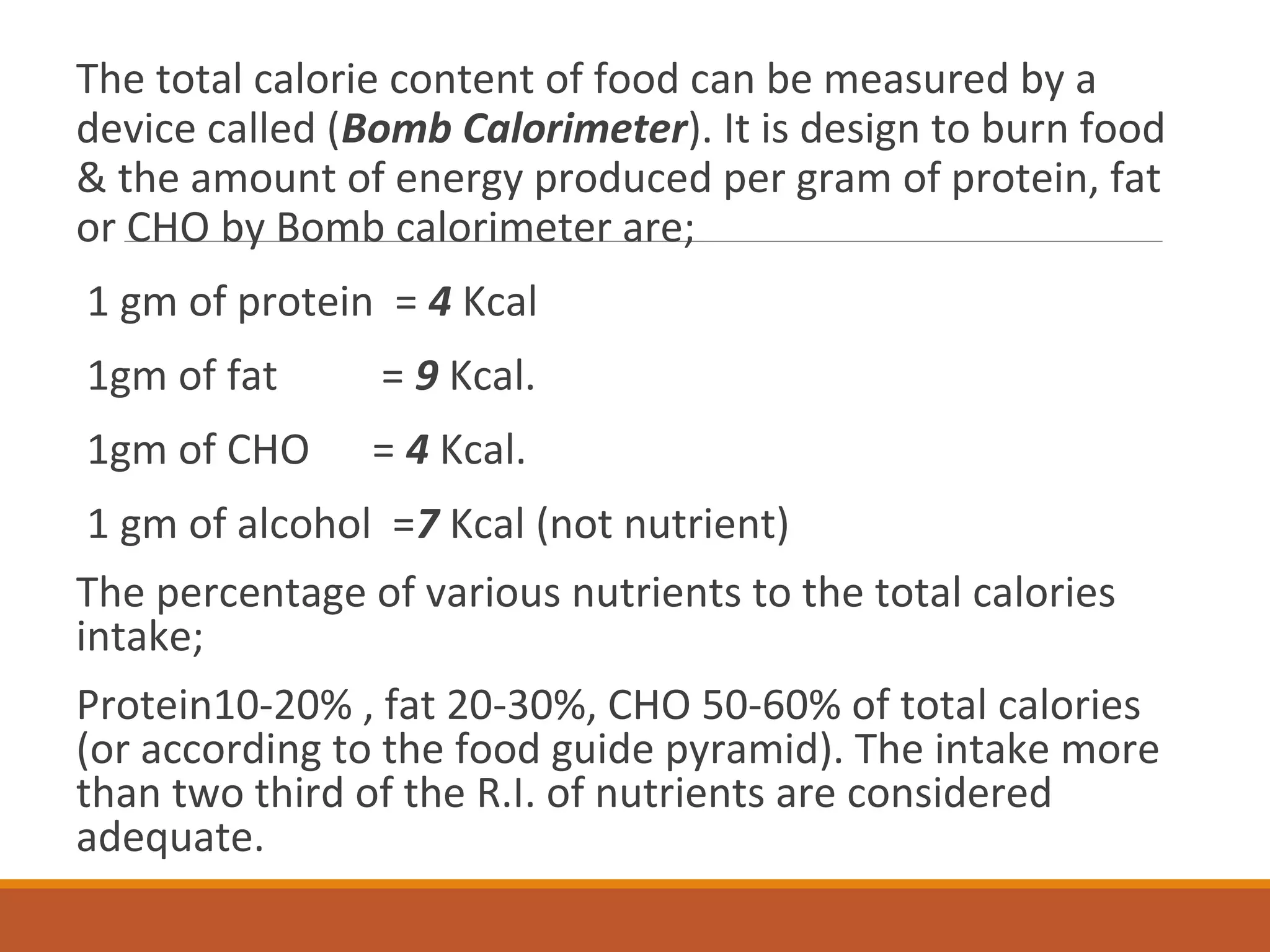 Nutritional Requirements in Different Age Groups | PPT