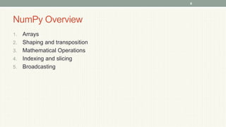L 5 Numpy final learning and Coding | PPTX | Programming Languages ...