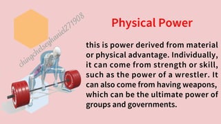 Philippine Politics and Governance-Power | PDF