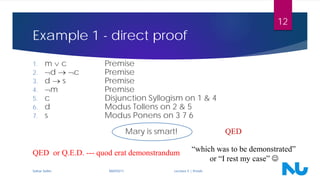 Discrete Mathematics: Lecture 5 - Proofs | PDF