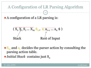 Lr1 Parser Stack Comprehensive Guide to Bottom-Up and LR Parsing Techniques in Syntax ...