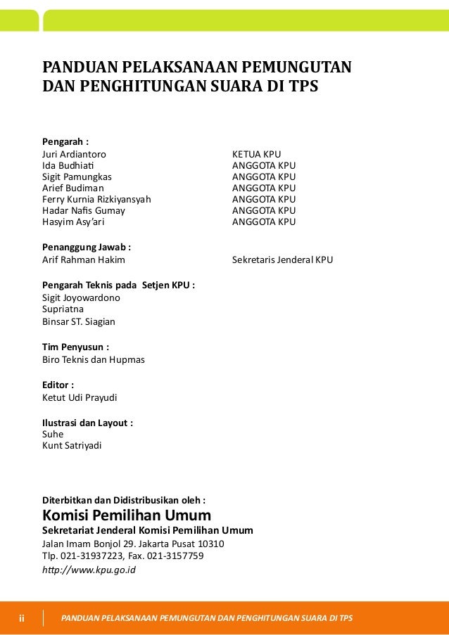 Buku Panduan KPPS PILKADA 2017