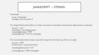 Comprehensive Introduction to JavaScript Programming Concepts and Usage ...