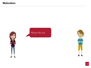 Passen Sie auf.
Motivation
 