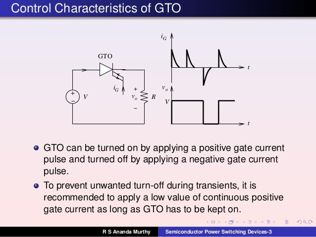 Power Semiconductor Gto : Power Semiconductor Devices – REBE