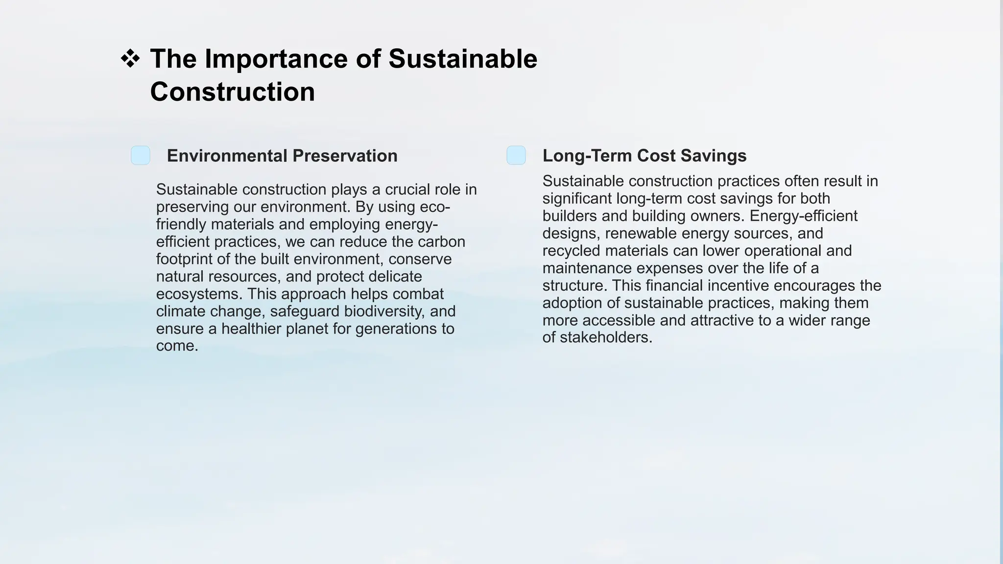 View of Efficient Home Design - Department of Energy