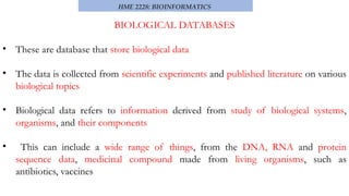 understanding the Human DNA components database design | PPTX
