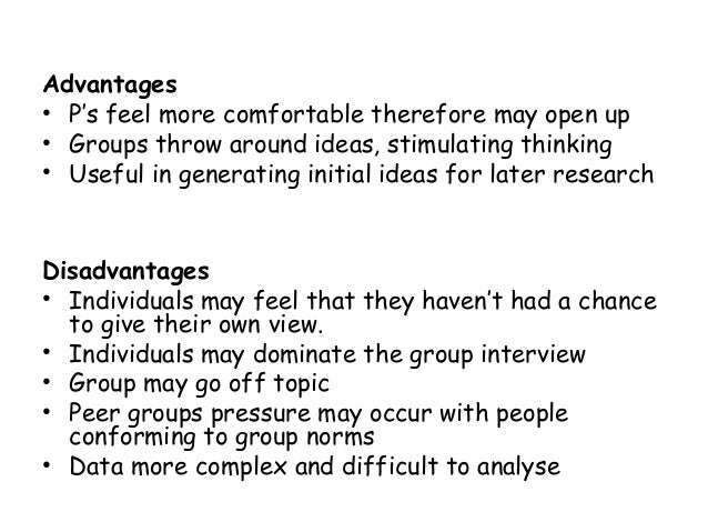 l6 interviews advantages of structured interviews