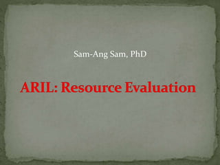 Sam-Ang Sam, PhD
 