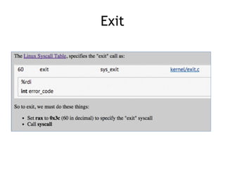 Exit
 