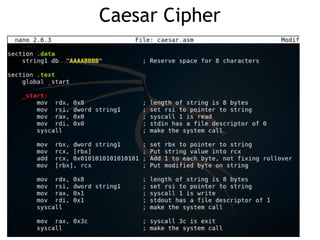 Caesar Cipher
 