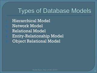 L7 data model and dbms architecture | PPT