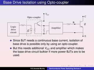 Lecture-7 : Semiconductor Power Switching Devices-4 | PDF