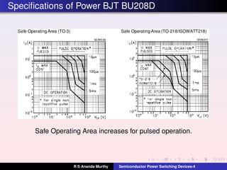 Lecture-7 : Semiconductor Power Switching Devices-4 | PDF