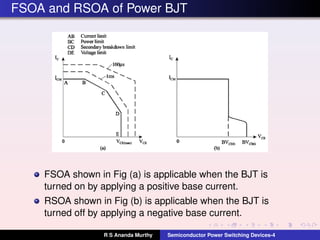 Lecture-7 : Semiconductor Power Switching Devices-4 | PDF