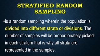 LESSON 7 ILLUSTRATING RANDOM SAMPLING G11 | PPTX