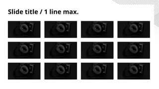 Slide title / 1 line max.
 