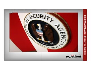 BIGDATADREAMS::HISTORYOFBIGDATA
 