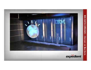 BIGDATADREAMS::HISTORYOFBIGDATA
 