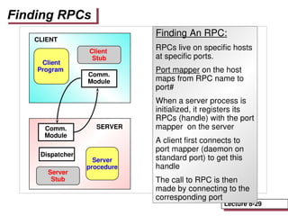 L8.fa13.ppt lecture notes RPC Remote Procedure Call | PPT