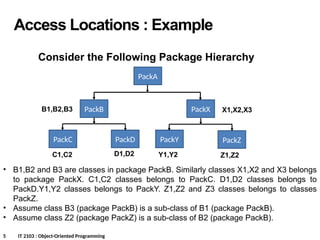 Packb (Access Modifiers of the engagement anni | PPTX