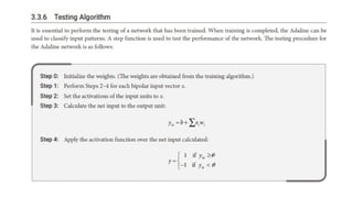 Adaptive Linear Neural Networks Basics | PPTX