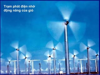 Trạm phát điện nhờ động năng của gió 