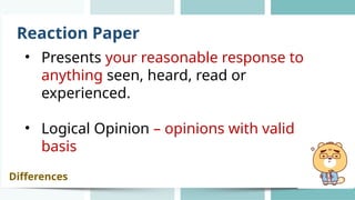 L8 EAPP.pptx BALANCED REVIEW OR CRITIQUE OF A WORK | PPTX