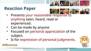 L8 EAPP.pptx BALANCED REVIEW OR CRITIQUE OF A WORK | PPTX