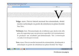 PrintScreen da página
 