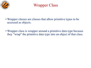 L9 wrapper classes | PPT