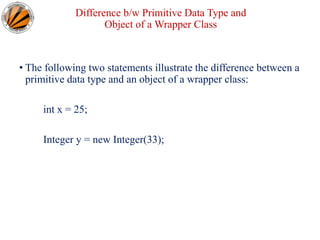 L9 wrapper classes | PPT