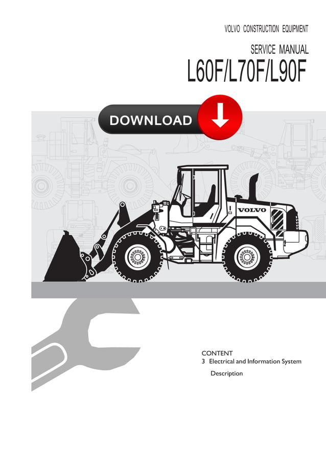 L90f Volvo Loader Service Repairs Manual | PDF | Radio Control ...