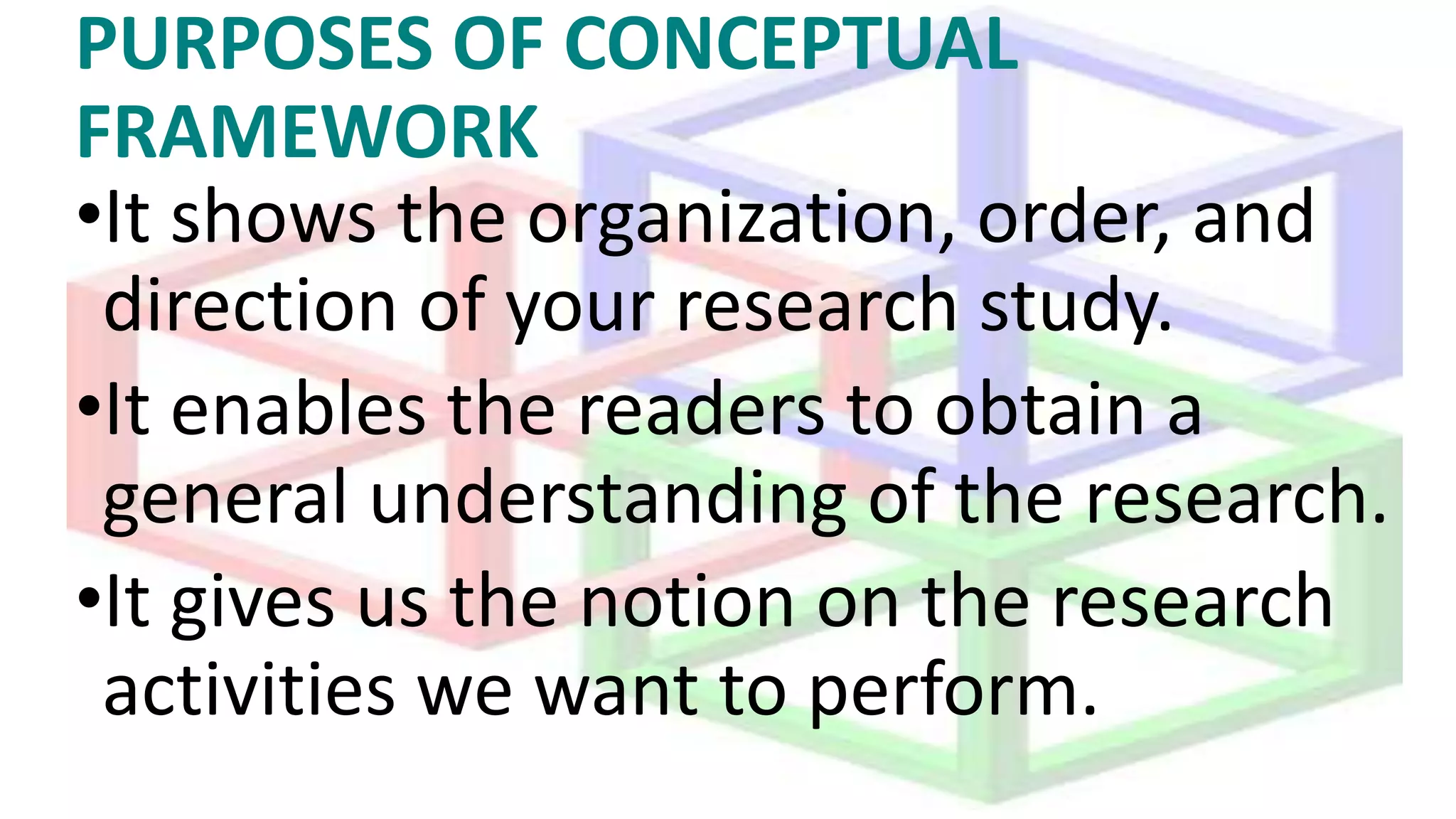 Conceptual framework | PPTX